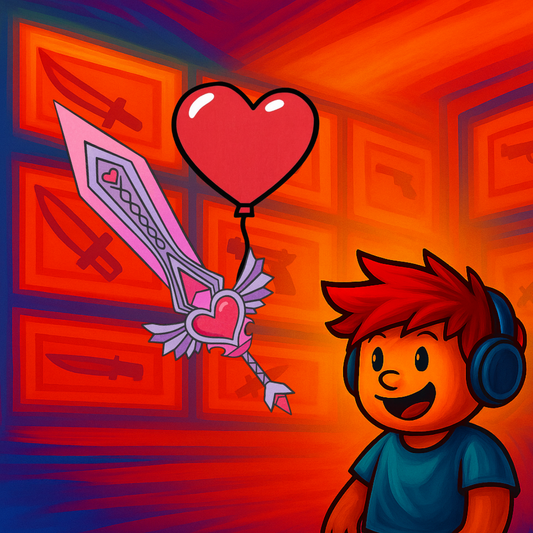 Heartblade & Heart Balloon Set